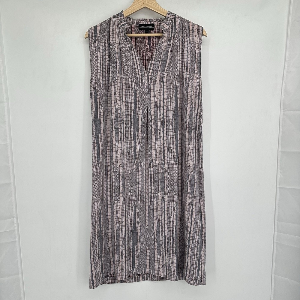 The Podolls 100% Silk Knee-Length Shift Dress S Minimalist Artwear Handmade Lux‎
